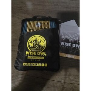 WISE OWL OUTFITTERS CAMPING TOWEL 24X48 QUICK DRY MICROFIBER NEW GENUINE